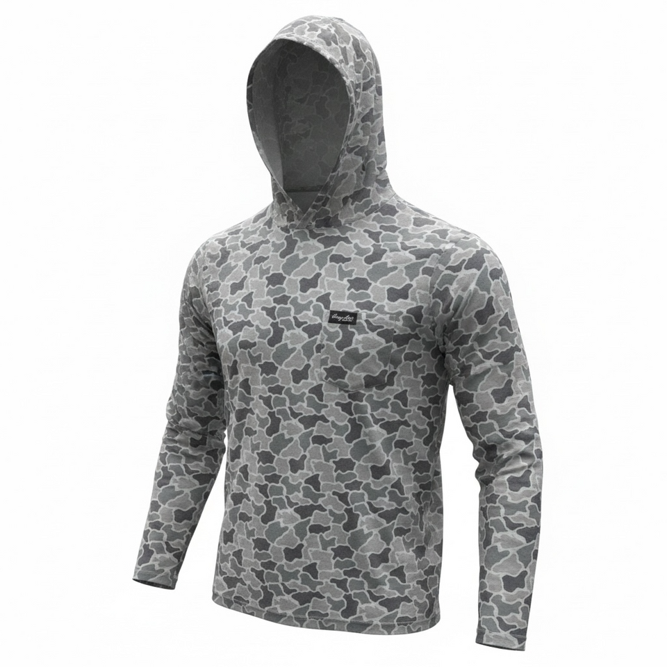 Honey Hole Drift Performance Hoodie - Hideaway Camo