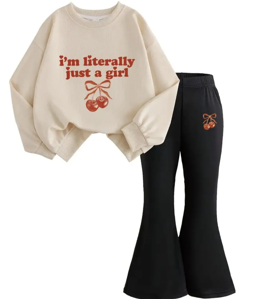 Literally Just A Girl 2 Pc. Set