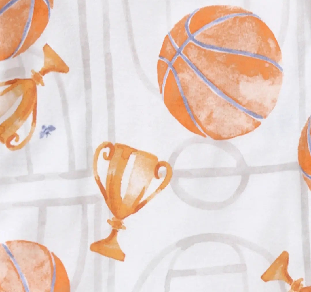 Burt's Bees Basketball Court Organic Cotton Sleep and Play
