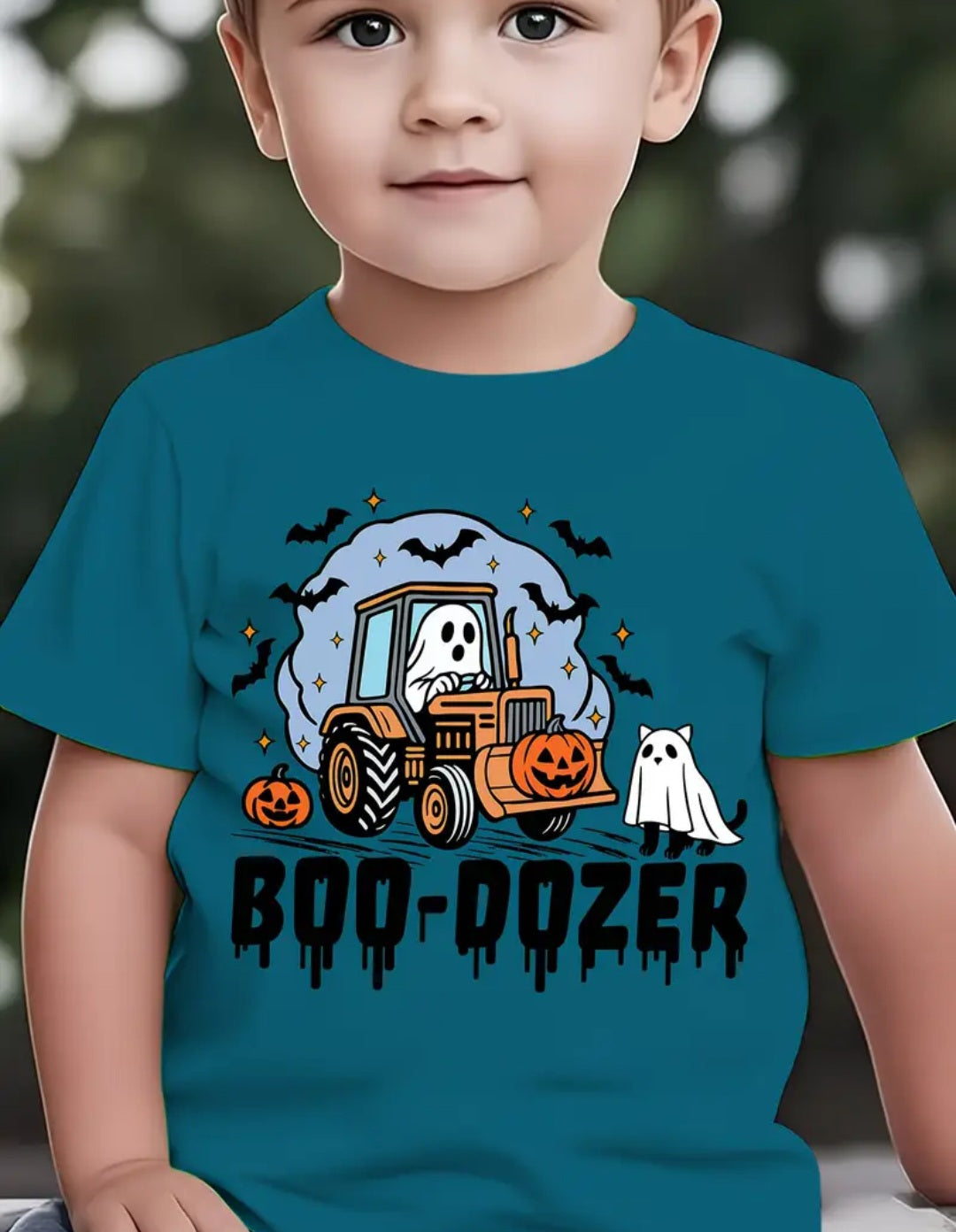 Halloween Boys Boo-Dozer Shirt
