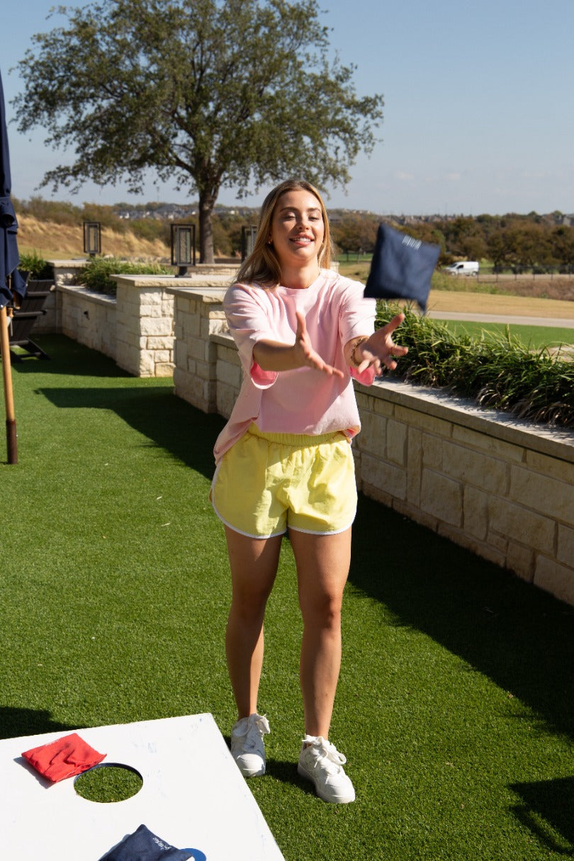 Grace & Emma Go-Getter Shorts, Baby Yellow