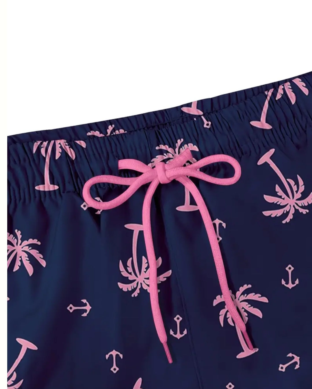 Men's Palm Tree Swim Trunks With Built in Liner