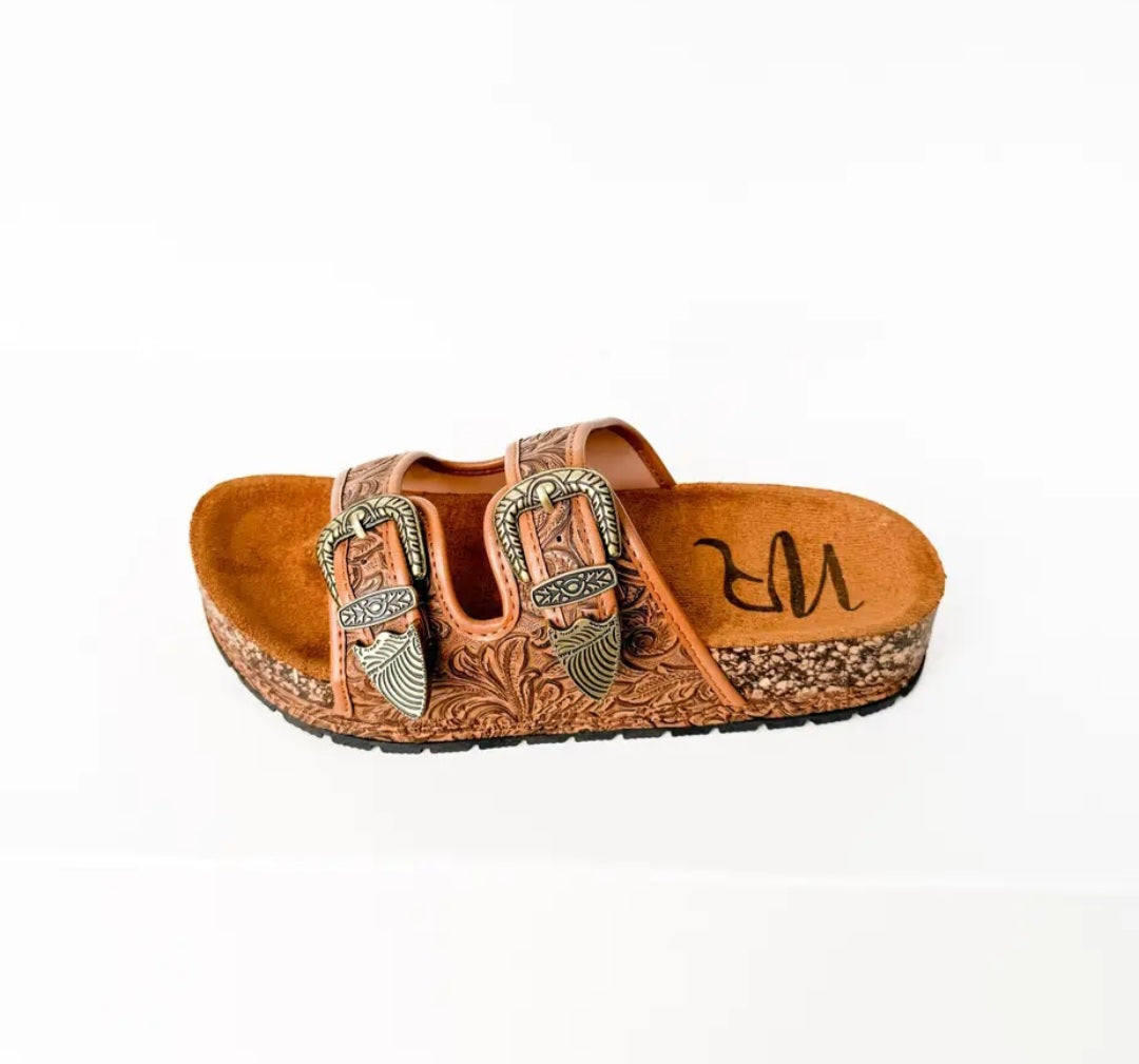 Western Sandal in Tan Preorder