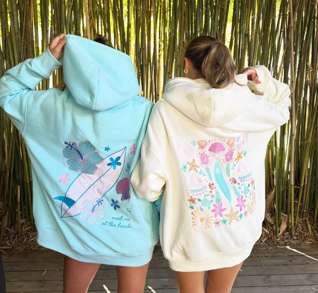 Sunkissed Coconut Beach Sweatshirts