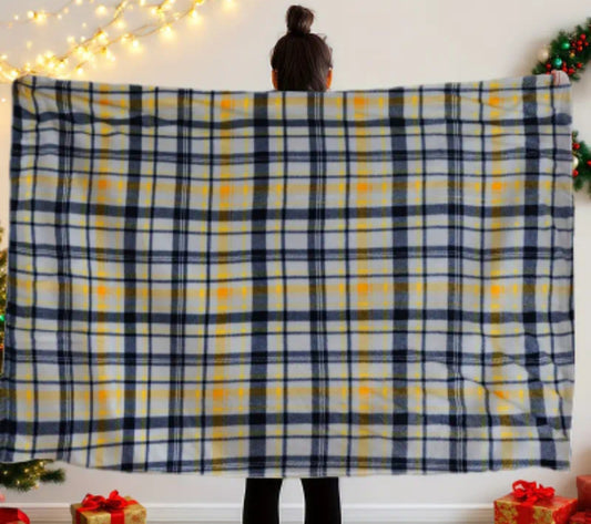 Soft 60x80 Plaid Blanket