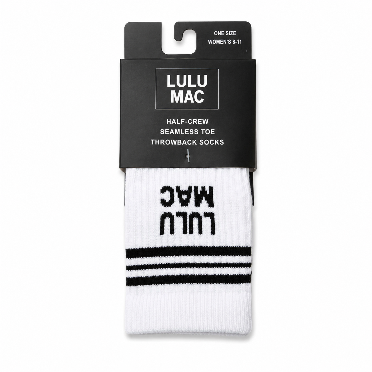 Lulu Mac Half Crew Socks - Single Pair
