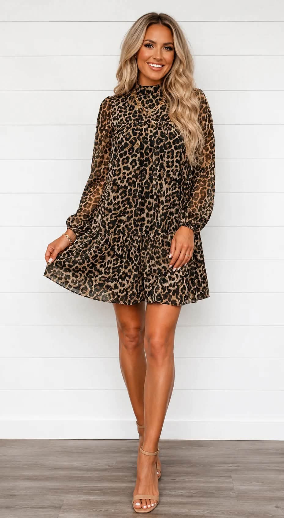 Leopard Mini Dress Preorder