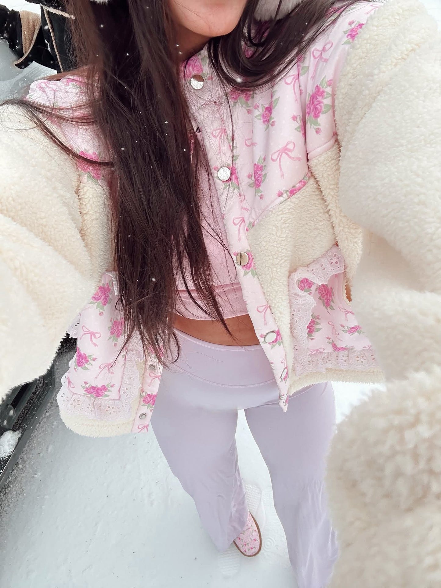 The Cowgirl Couture Bows + Bouquets Sherpa Preorder