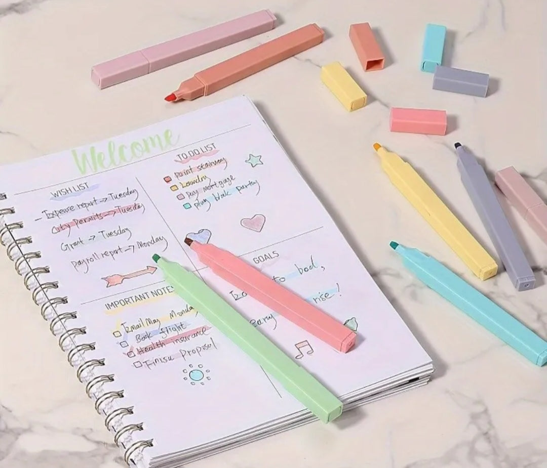 8 pcs. Pastel Bible Highlighters