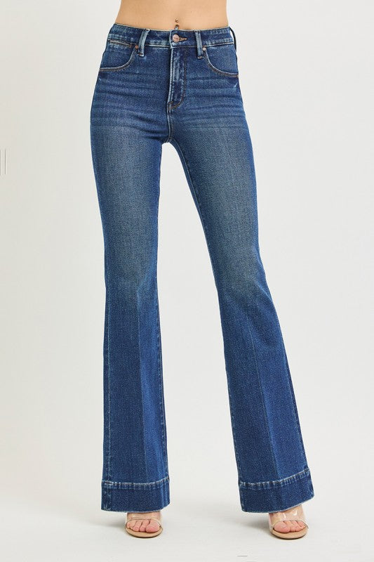 Risen Jeans Tummy Control High Rise Flare Jeans