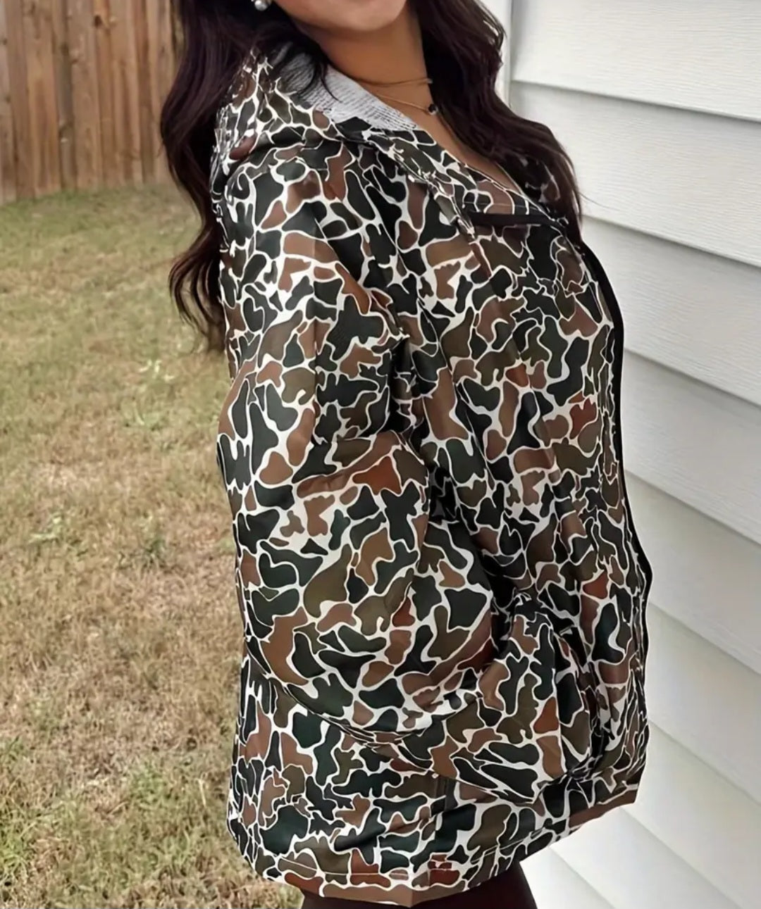 Camoflauge Hooded Jacket for all seasons