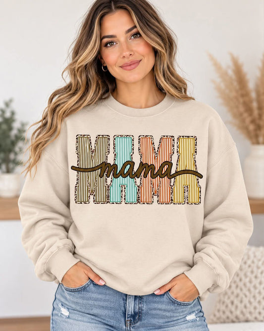 Mama Leopard Fall Sweatshirt