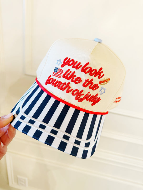 Poppy and Pine Patriotic Hat Preorder