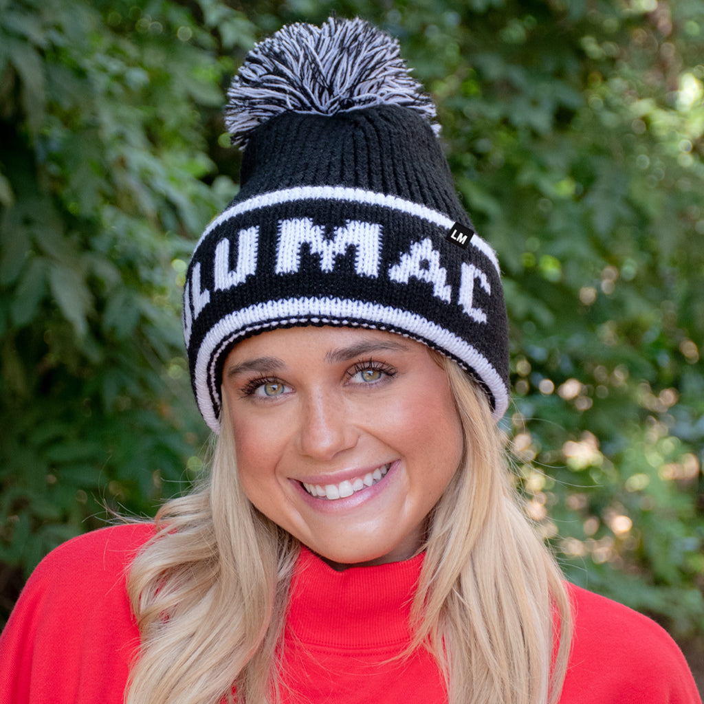 LULU MAC KNIT POM BEANIE