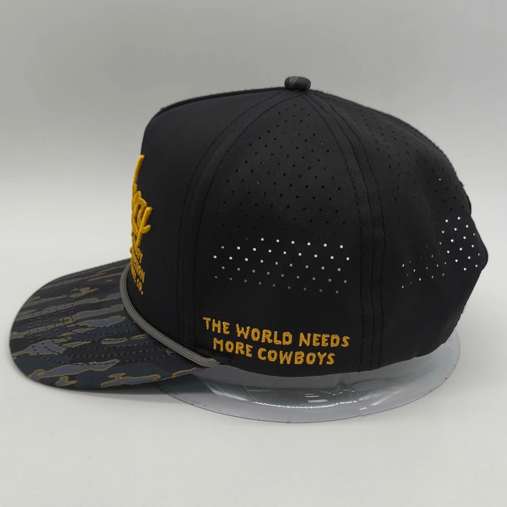 Cowboy Revolution Atakapa Flatline - NOLA Black “Cowboy Hat”