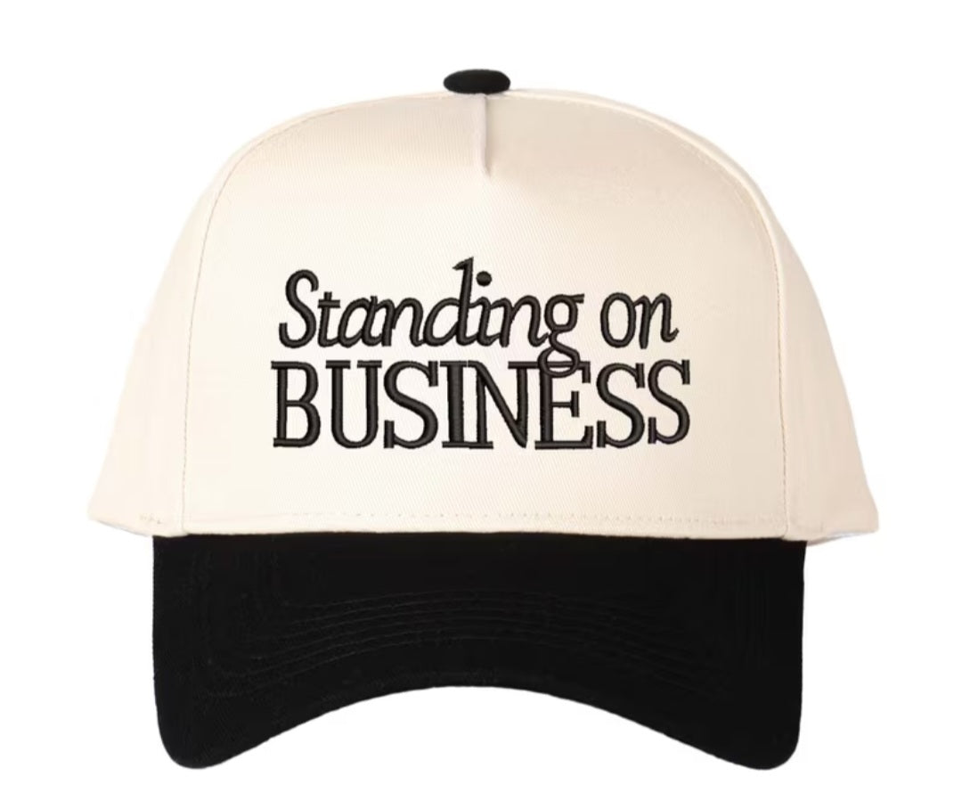 Standing on Business Hat