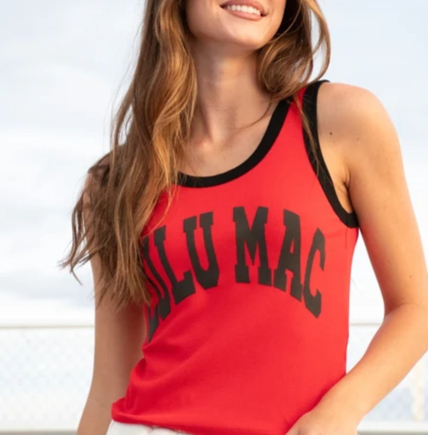 Lulu Mac Red/Black Tank