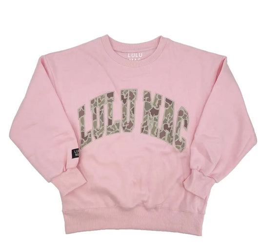 Lulu Mac Camo Embroidered Sweatshirt