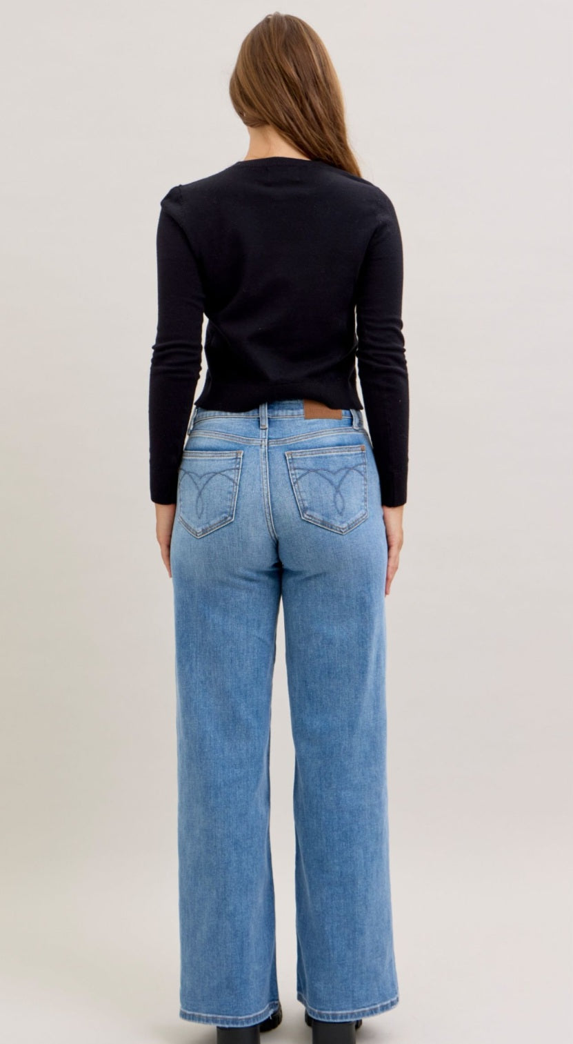 Judy Blue Retro Wide Leg Jean
