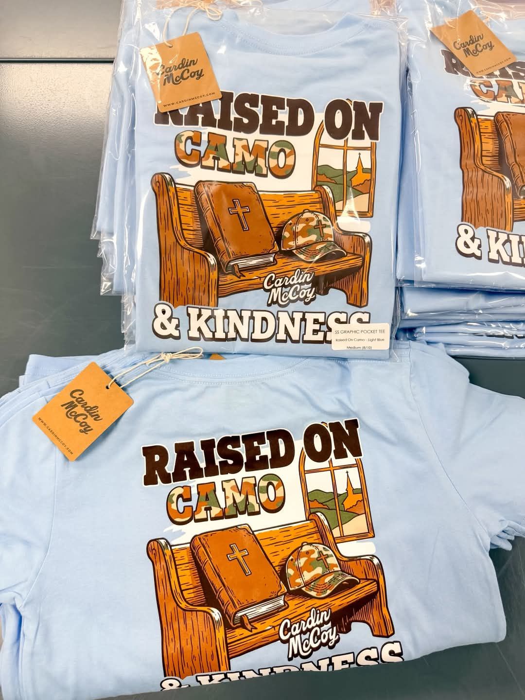 Cardin McCoy Raised on Camo Tee Preorder