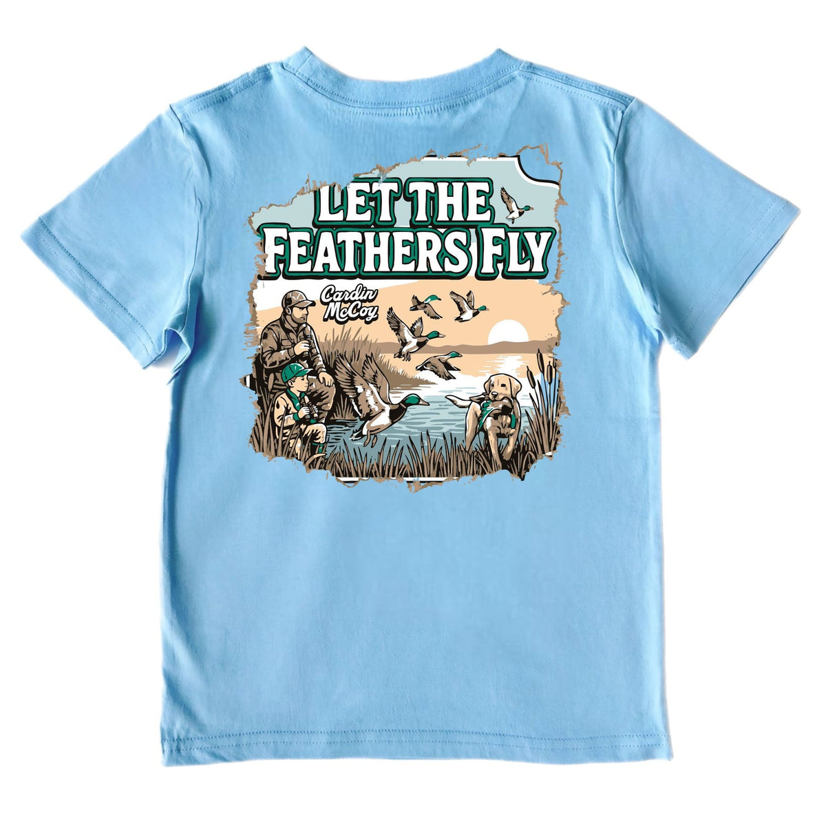 Cardin McCoy Kids' Let the Feathers Fly Short-Sleeve Tee