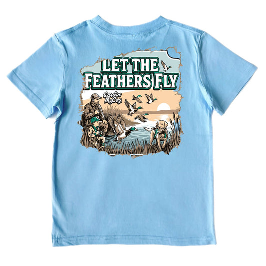 Cardin McCoy Kids' Let the Feathers Fly Short-Sleeve Tee