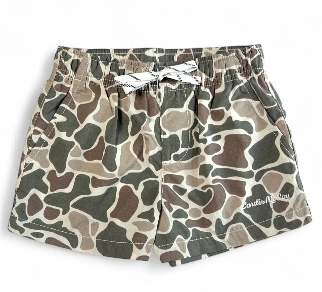 Cardin McCoy Kids' Sand Camo Performance Shorts
