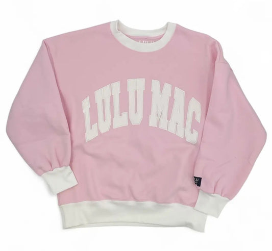 Lulu Mac Color Block Stitch Sweatshirt