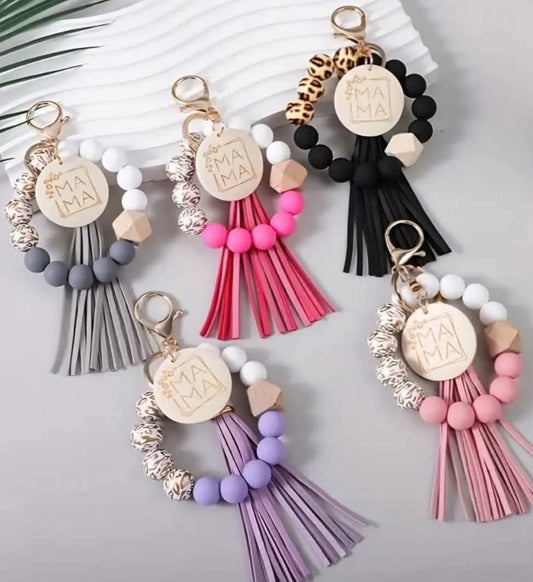 MAMA #2 SILICONE BRACELET KEYCHAIN