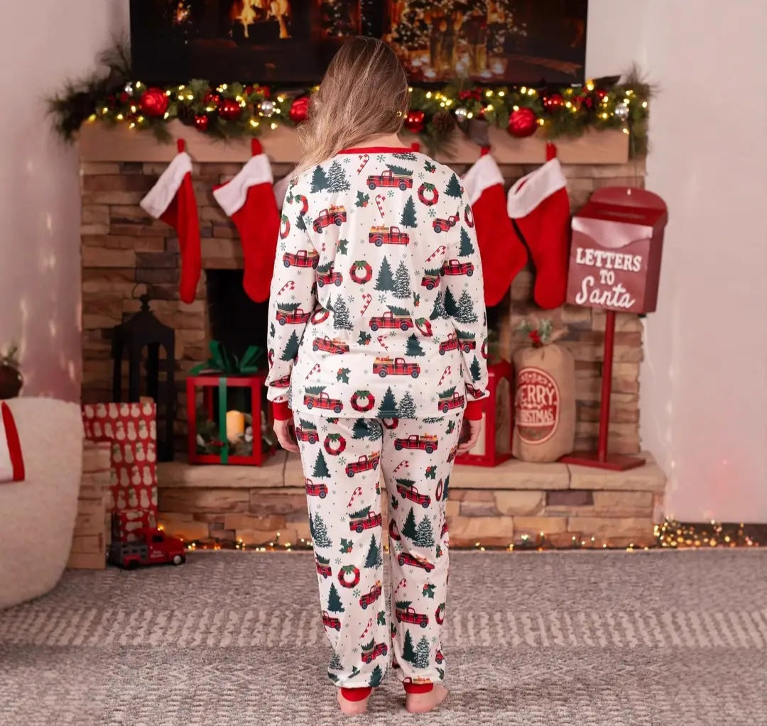 Family matching Christmas pajamas- Adult