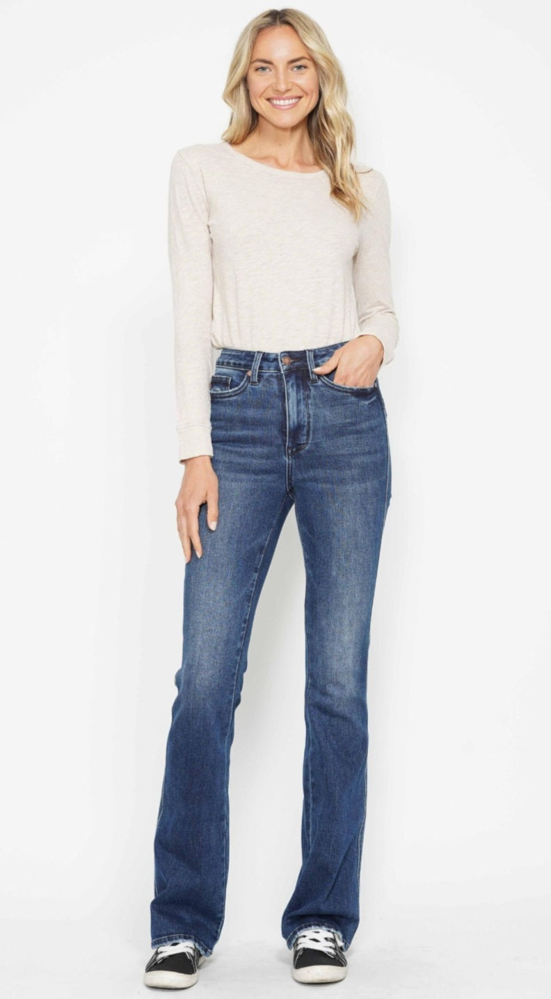 Judy Blue Petite Straight Tummy Control Classic