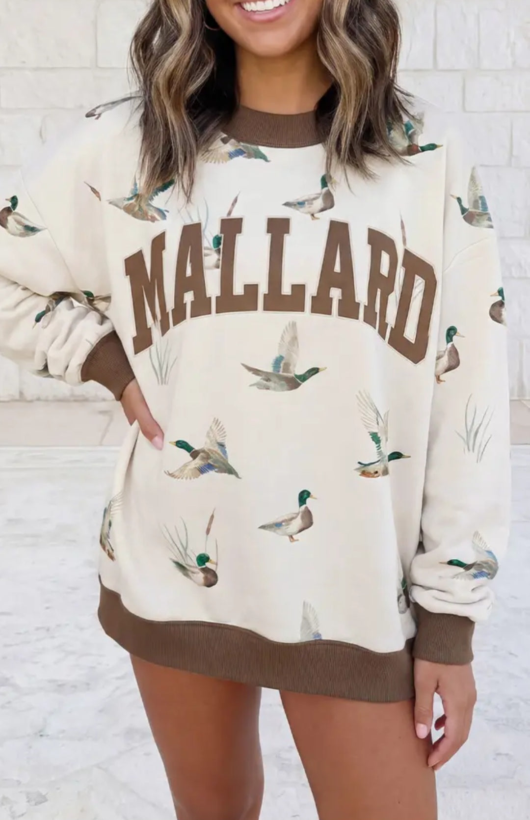 Letter Print Mock Neck Sweatshirts - S-4X