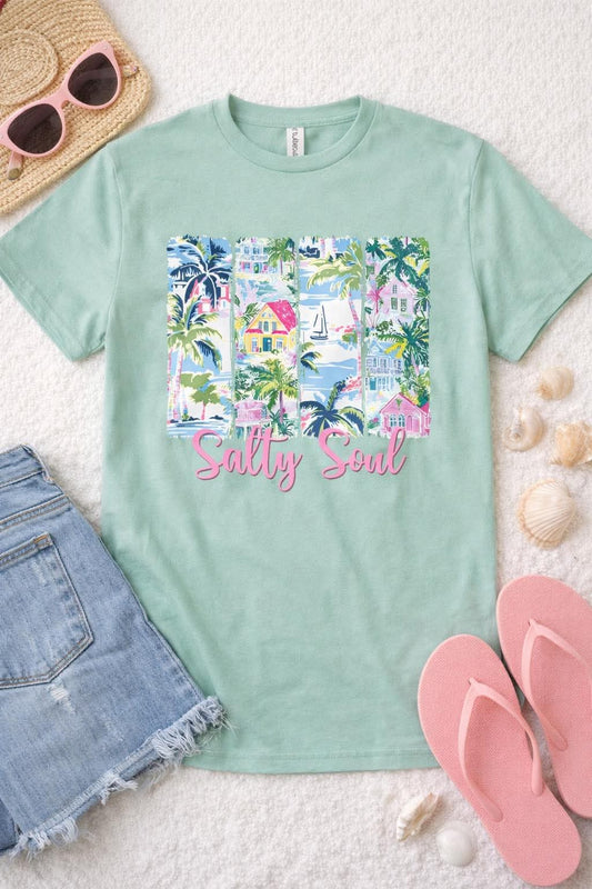 Salty Soul Tee- ♥️
