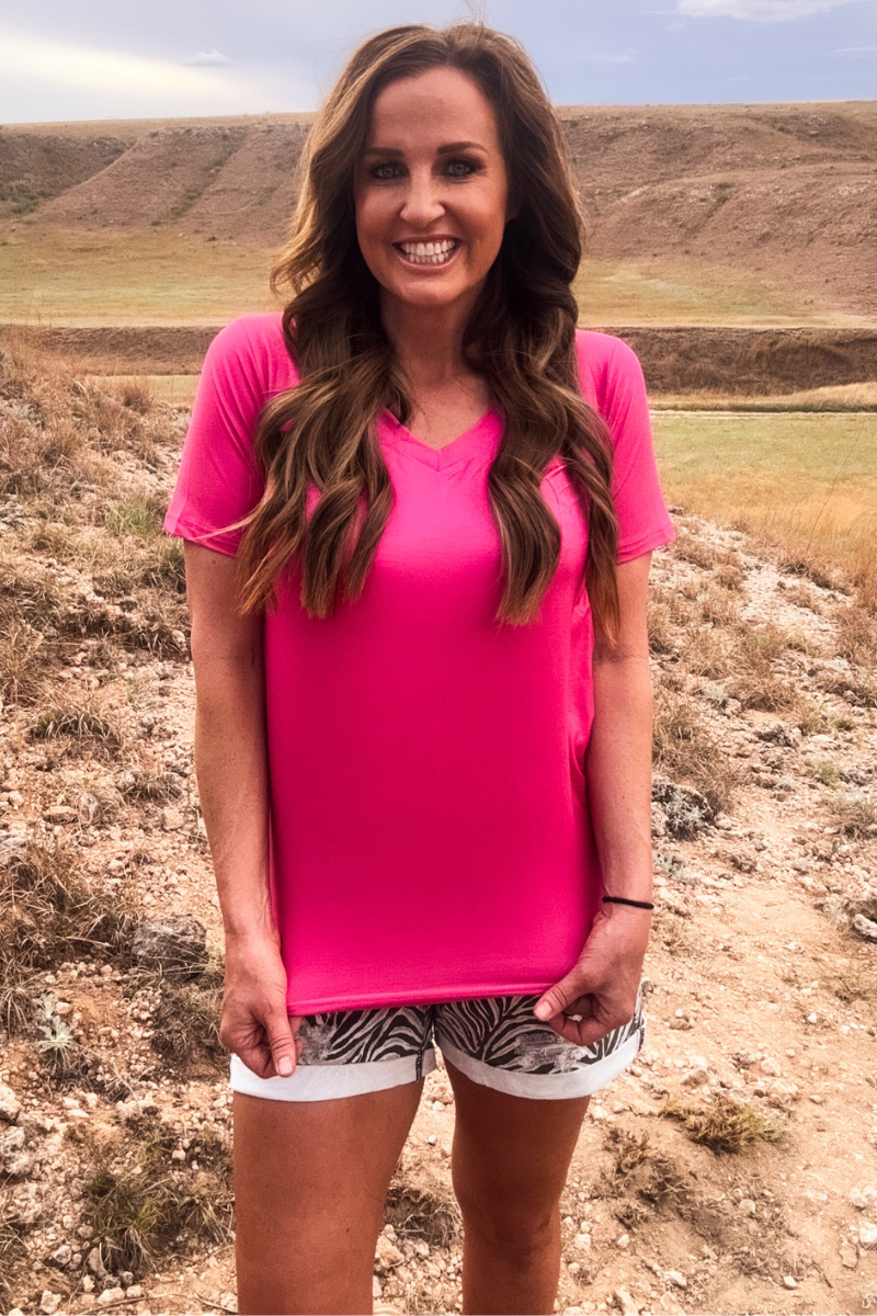 Simple Sterling Charcoal and Pink Shirts