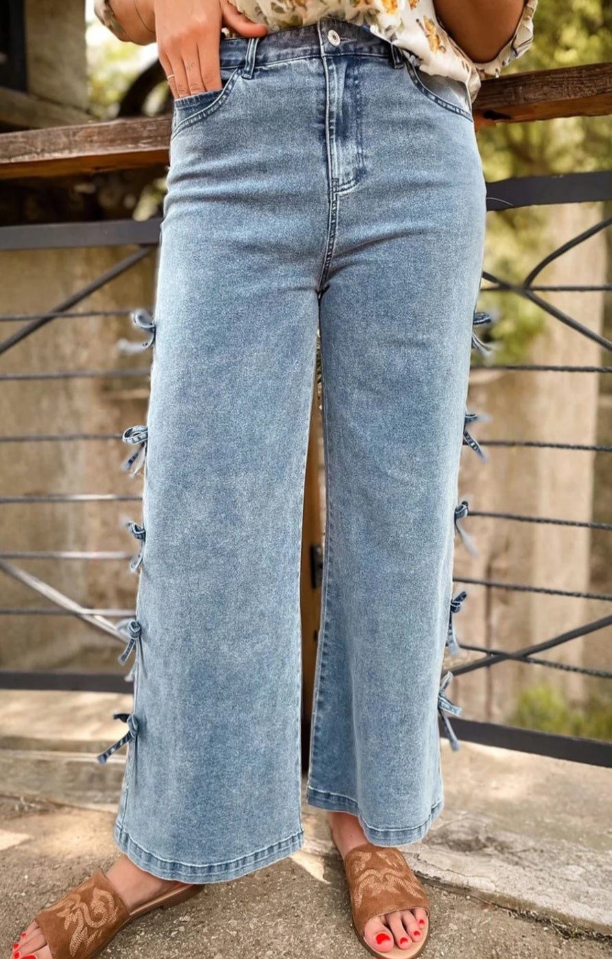 Bow Knot Jeans