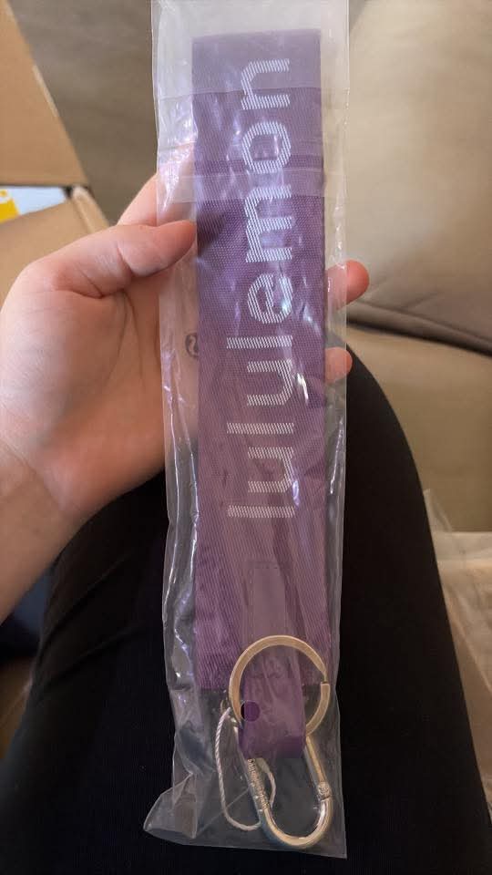 Lululemon Never Lost Keychain