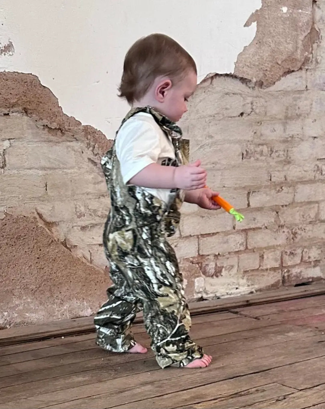 Kids Real Tree Camo Overalls