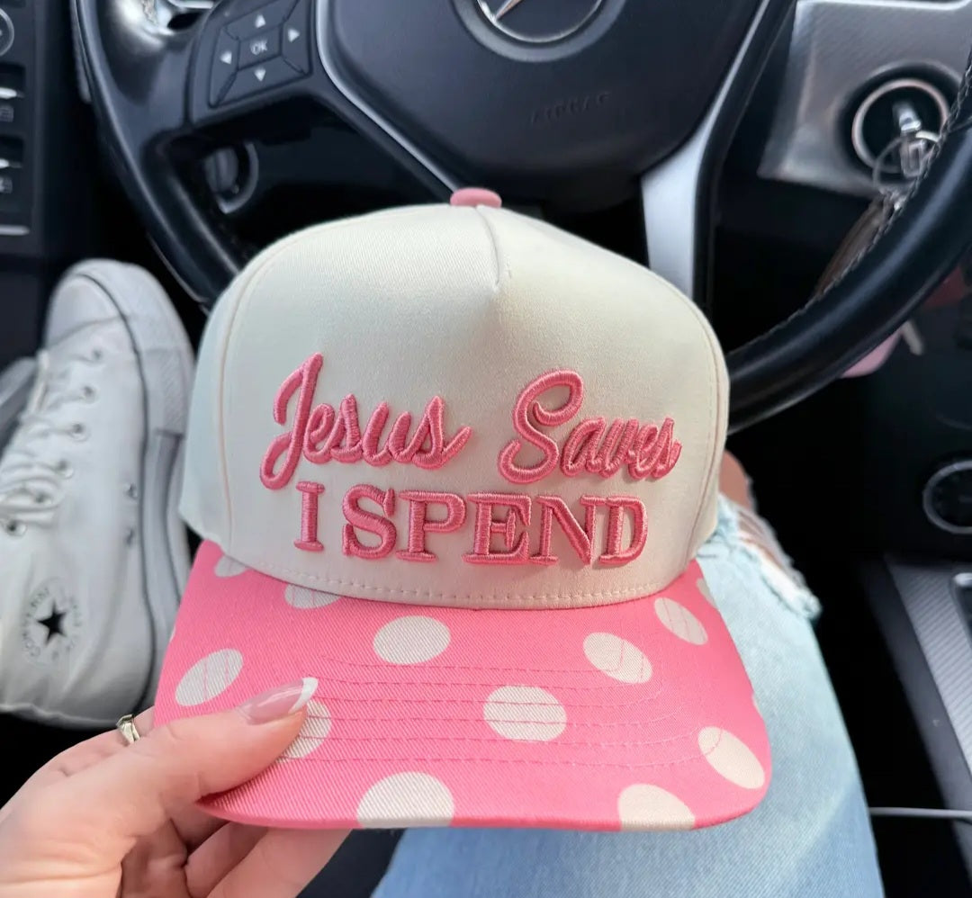 Jesus Saves I Spend Trucker Hat