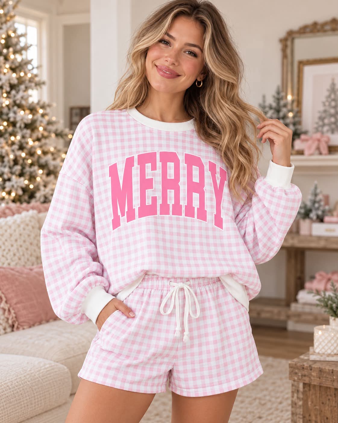 Preppy Girl Merry Christmas Set