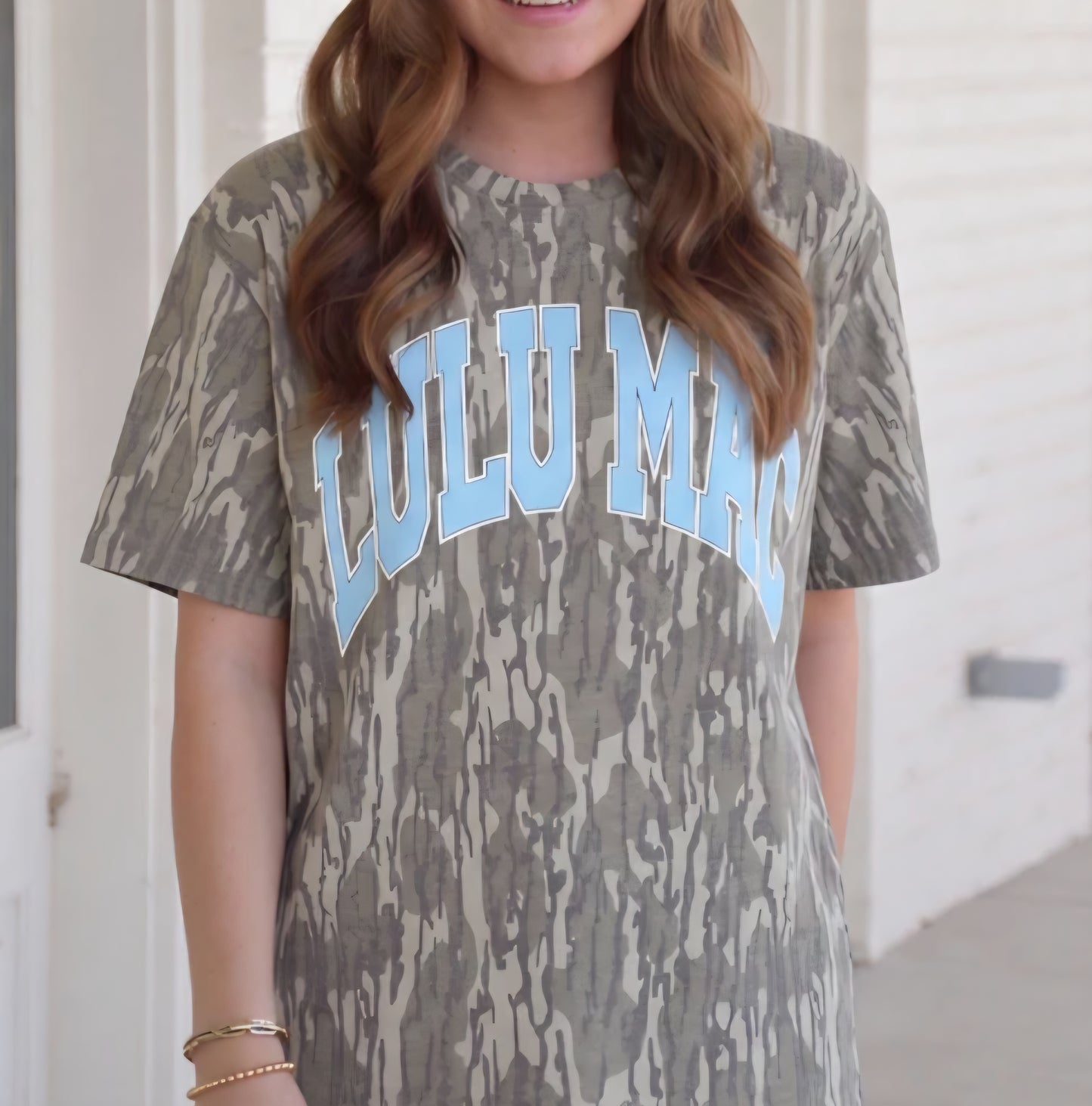Lulu Mac Mossy Oak Bottomland Print Tee