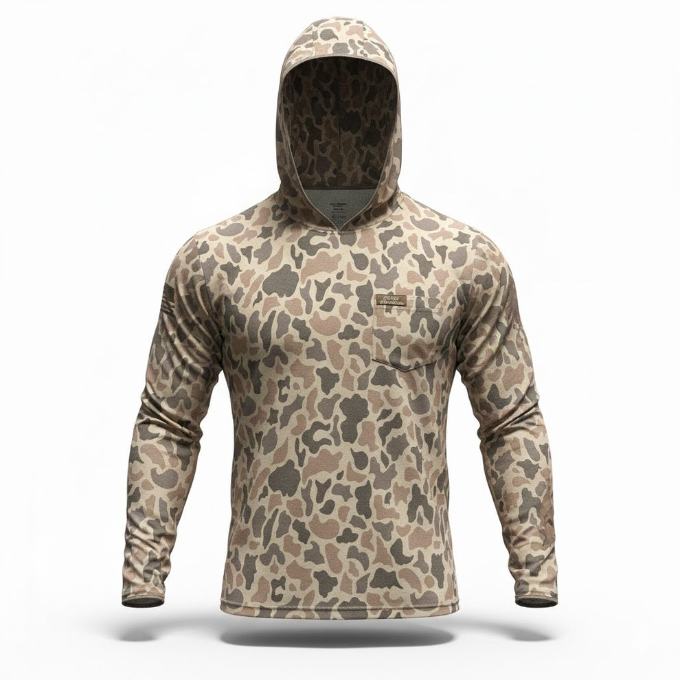 Cowboy Revolution Down South Camo Hooded Long-Sleeve Sunshirt