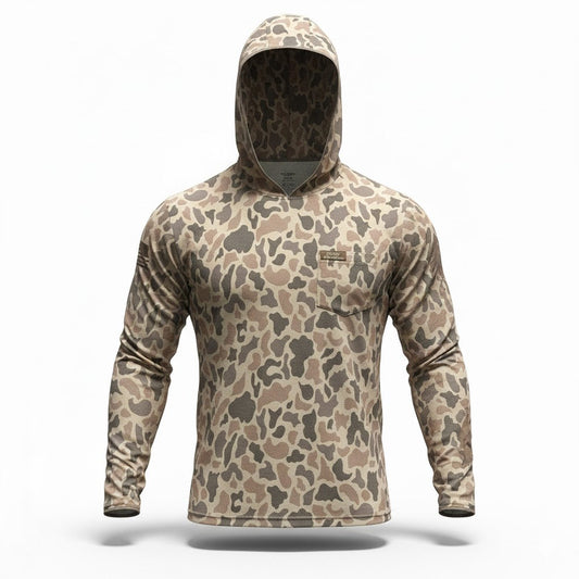 Cowboy Revolution Down South Camo Hooded Long-Sleeve Sunshirt