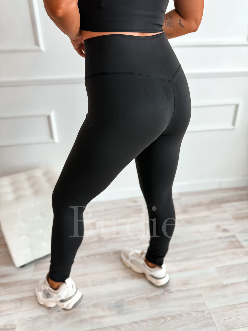 BIRDIE PREORDER Lift & Lock Bra Legging Set in Black (Sold As Set)