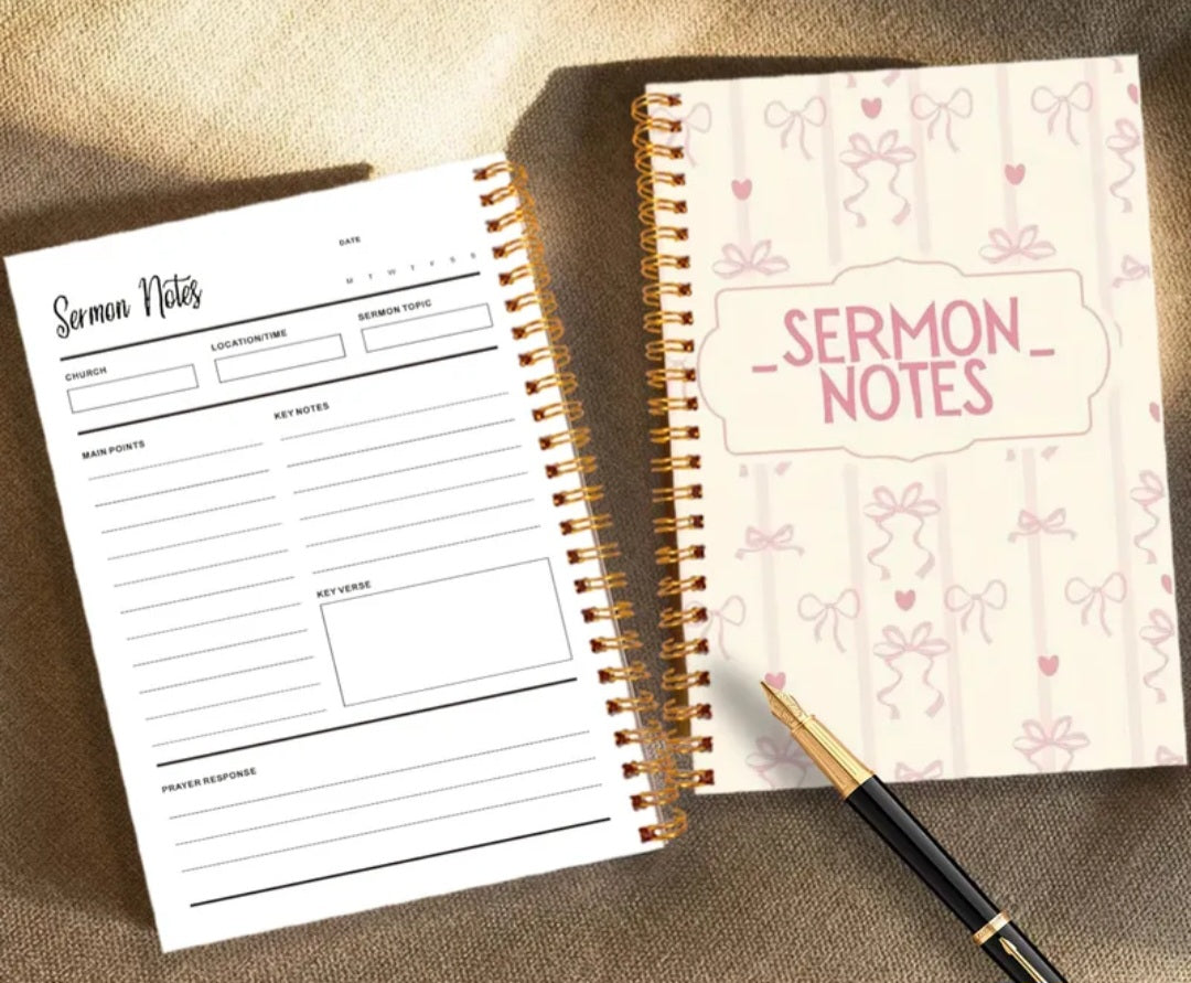 Sermon Notes Notebook