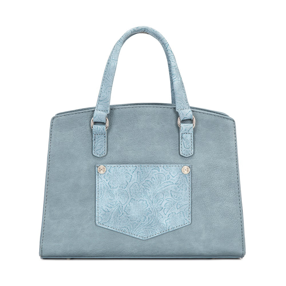 Preorder Wrangler Western Chic Lace with Chain Charm Satchel/Crossbody Bag