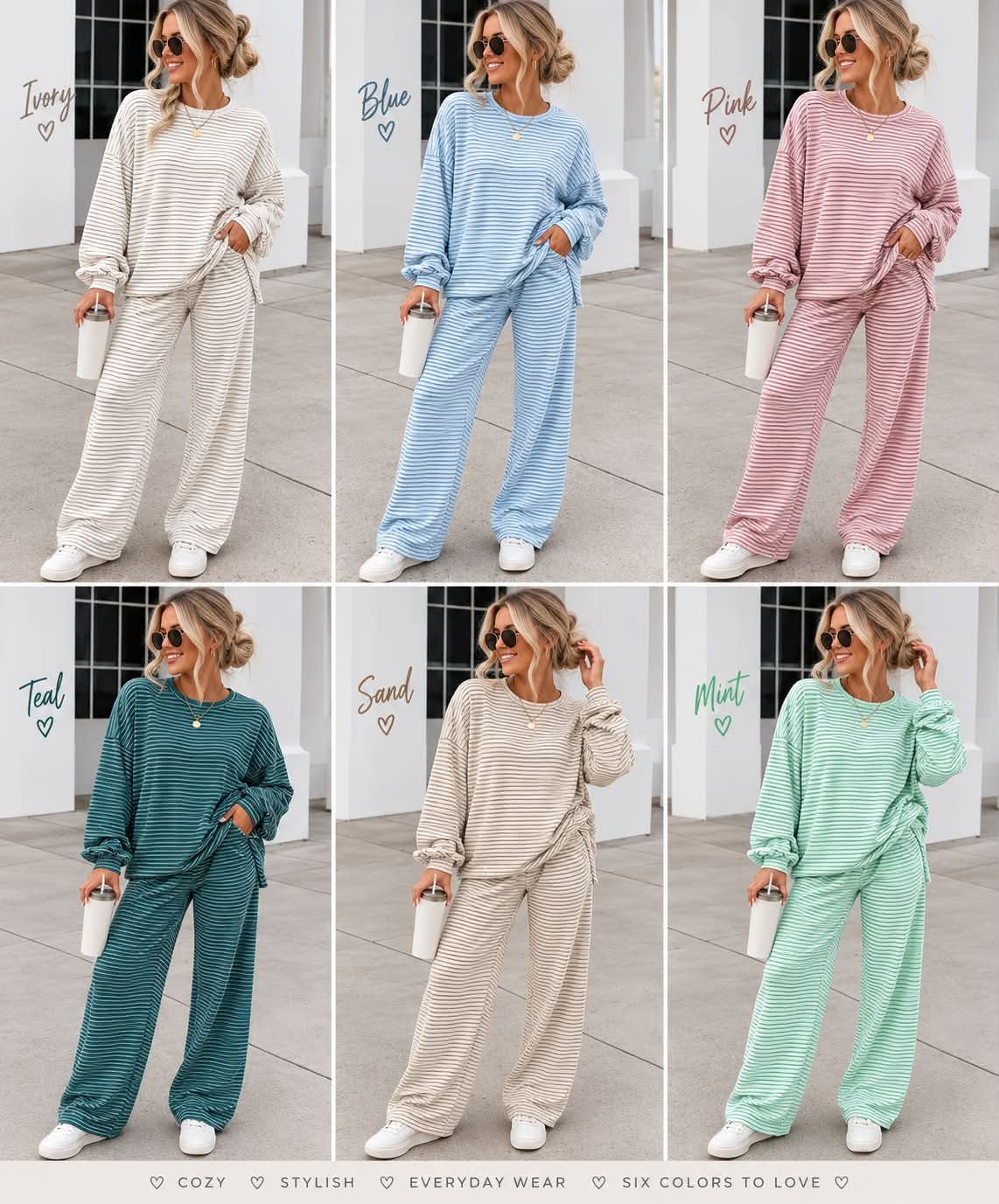 Relaxed Stripe Set Preorder