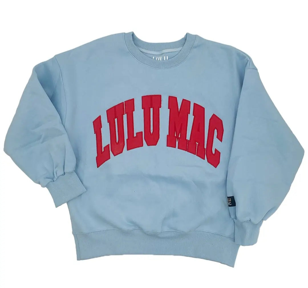 Lulu Mac Collegiate Color Sweatshirt