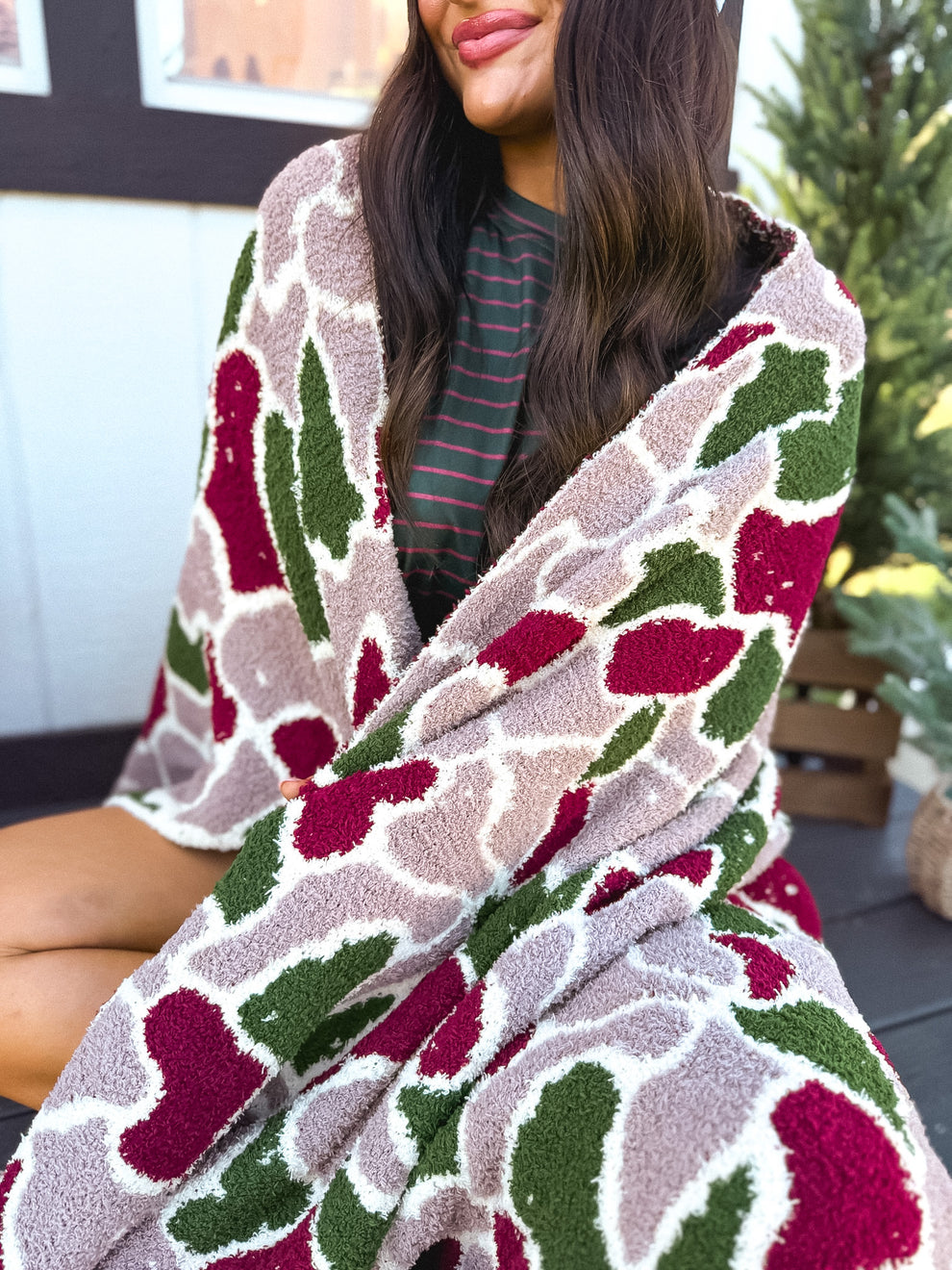 BIRDIE PREORDER Blanket in Mistletoe Marsh Duck Camo