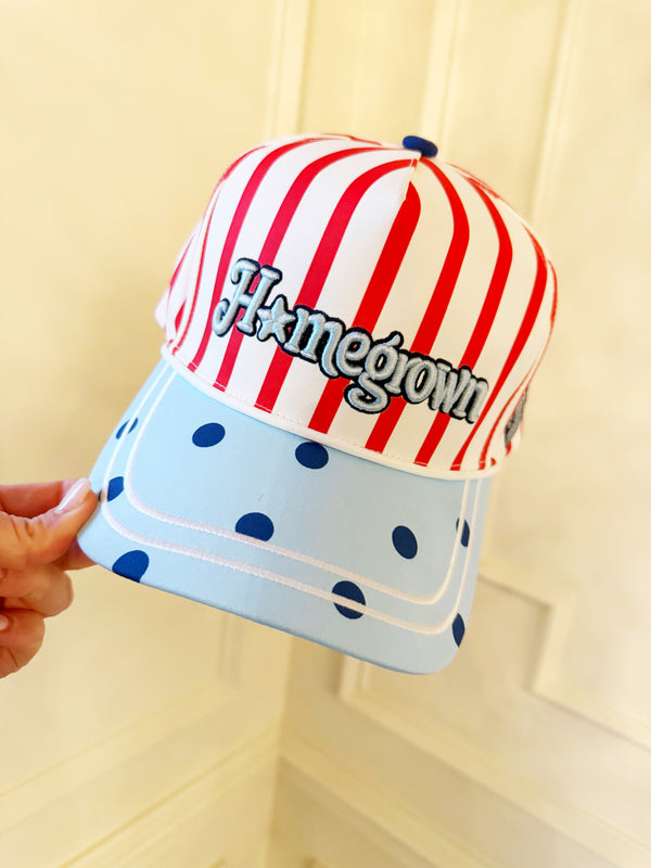 Poppy and Pine Patriotic Hat Preorder