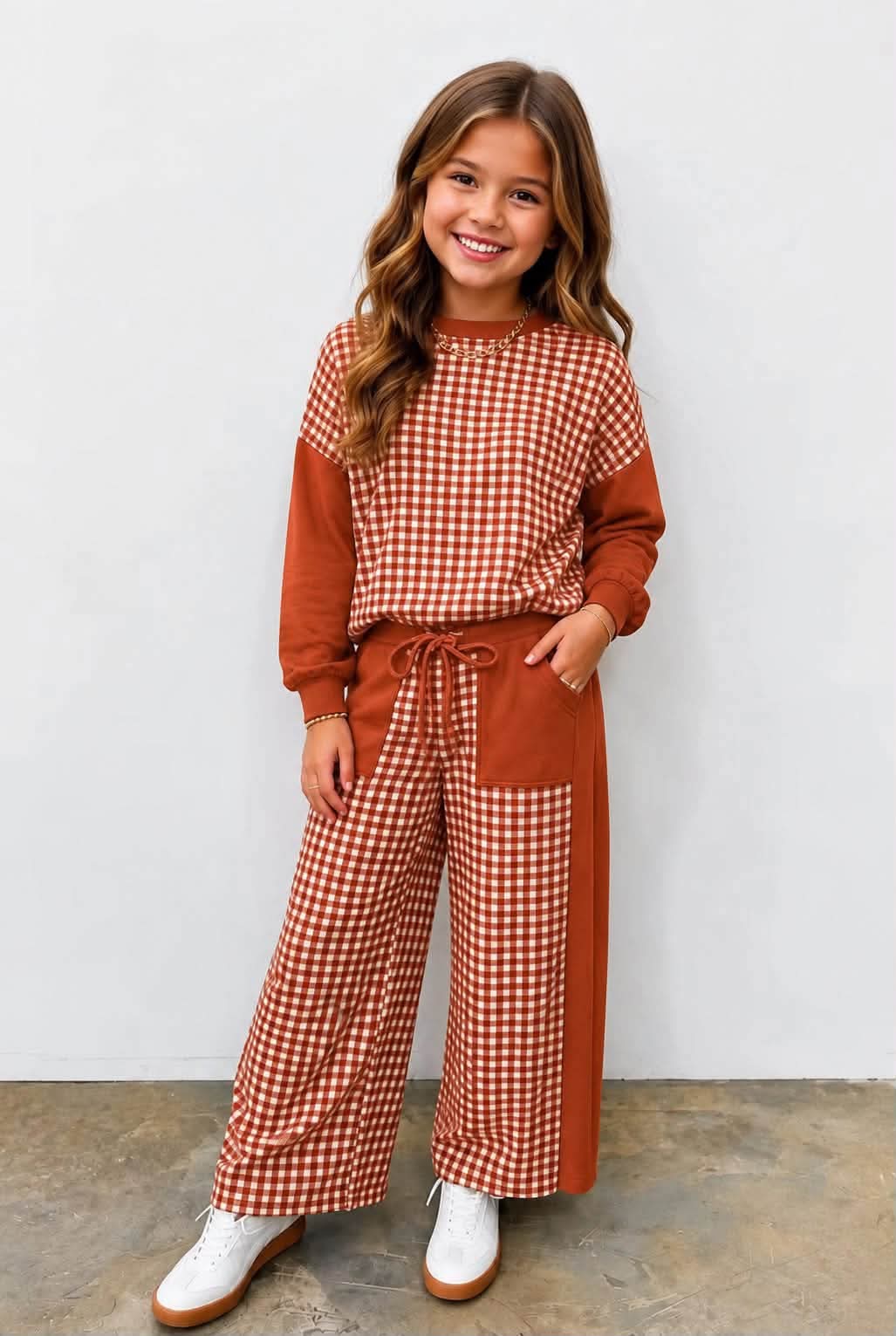 Girls Gingham Sets